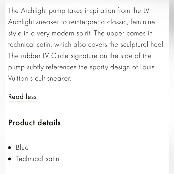 Authentic Louis Vuitton Blue Archlight Pumps - Picture 4 of 7